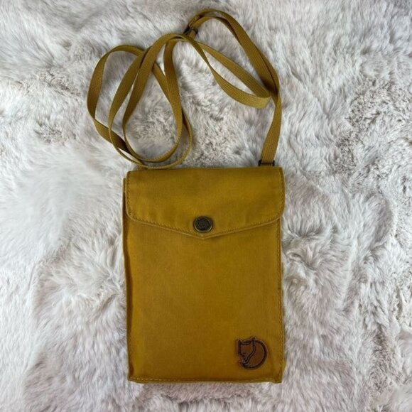 Fjallraven Handbags - Fjallraven Pocket Shoulder Bag 24221 Pocket Acorn G1000 Mustard One Size